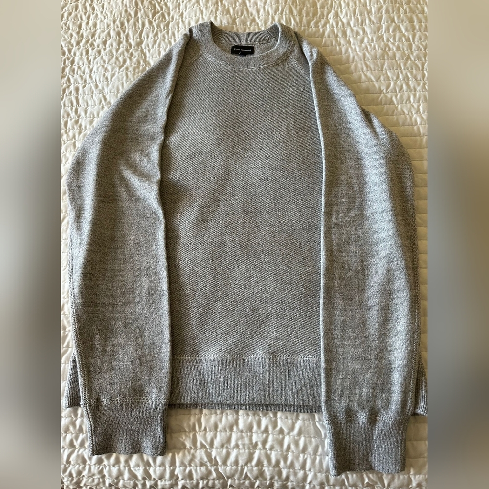 Club Monaco, Twil Stitch Raglan, Crewneck Sweater, Size M - Picture 2 of 4